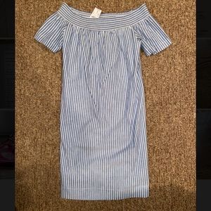 JCREW OFF THE SHOULDER DRESS